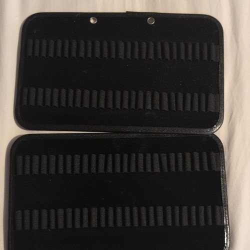 Black velvet organiser cases - organiser,