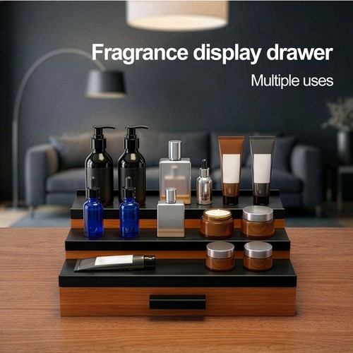 Wooden cologne organizer 3 - wooden, ,