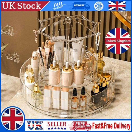 Rotating makeup organiser - rotating,