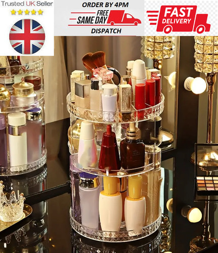 Rotating makeup organiser - rotating,