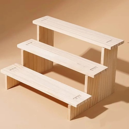 Wooden display rack perfume - rack,