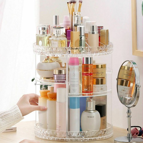 360 rotating makeup organiser - makeup,