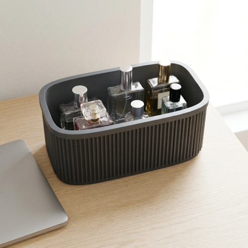 Ribbed perfume organiser - perfume,