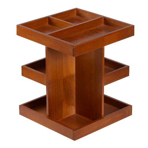 Wooden makeup organizer - organizer,