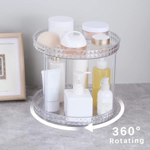 Rotating makeup organiser - makeup,