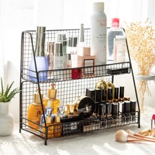 Metal 2 Tiers Makeup Organizer