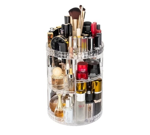 Rotating makeup organiser - makeup,