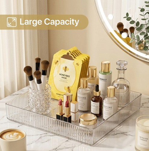 Clear vanity organizer - clear,
