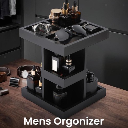 Wooden perfume organizer - perfume,