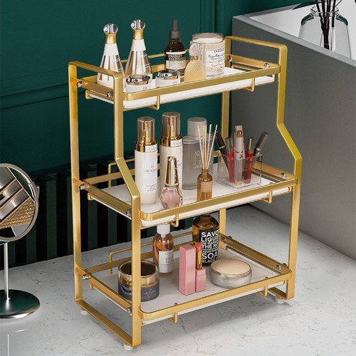 Tier metal cosmetic storage - metal,