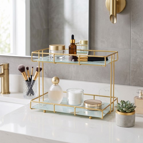 Make cosmetic storage tray - make, up